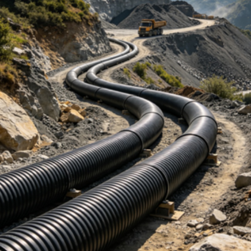 Overlapping Reinforced Polyethylene Composite Pressure Pipe: A Powerful Assistant for Cross-Regional Mineral Transportation